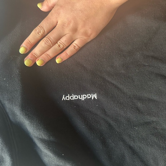 Madhappy fleece hoodie black - Picture 4 of 6